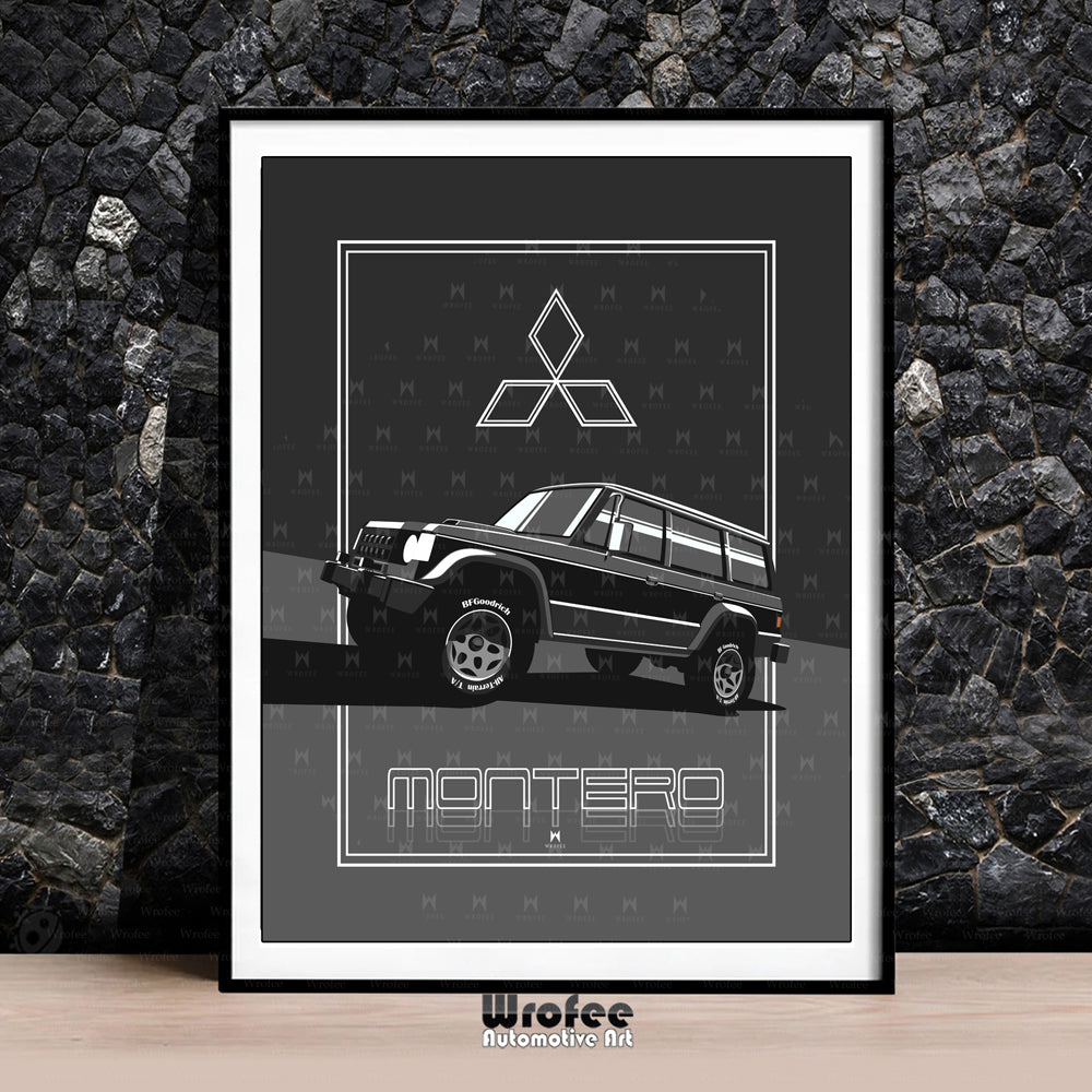 Vintage Montero Suv Poster