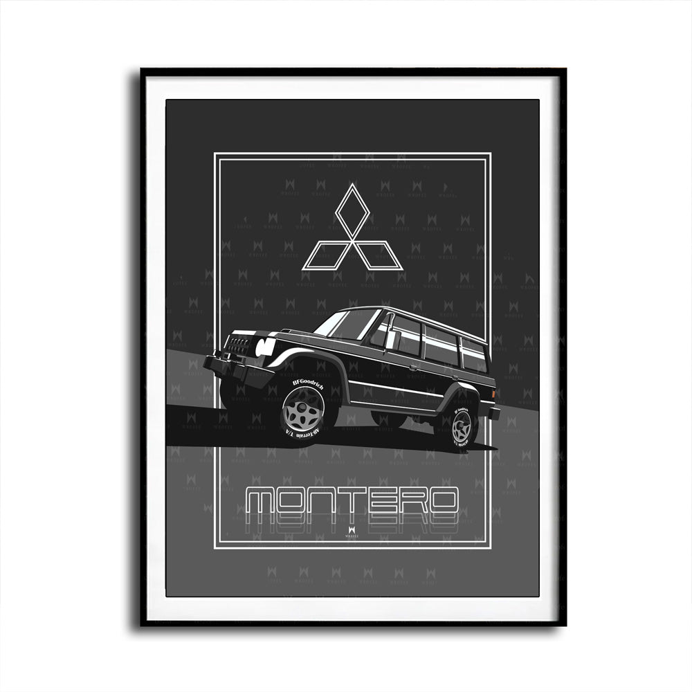 Vintage Montero Suv Poster