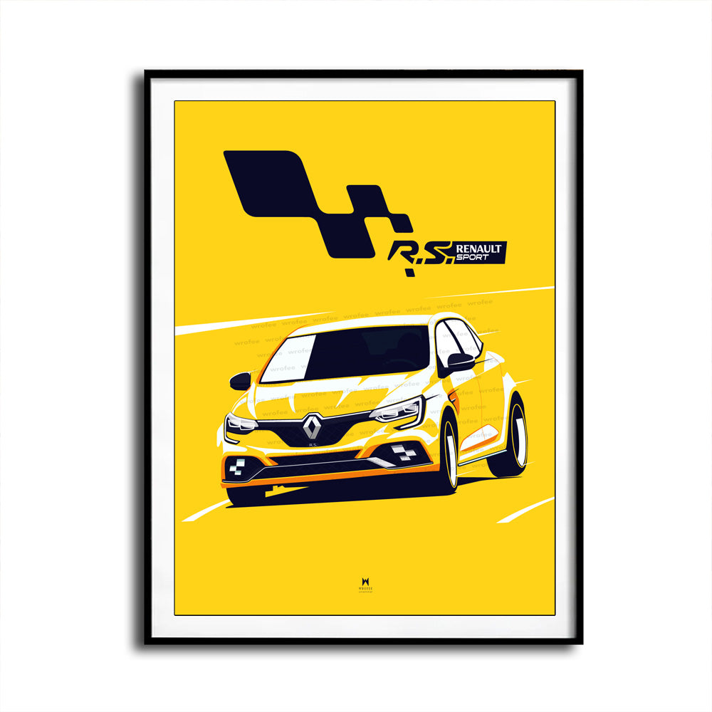 Renault Megan 4 RS Print