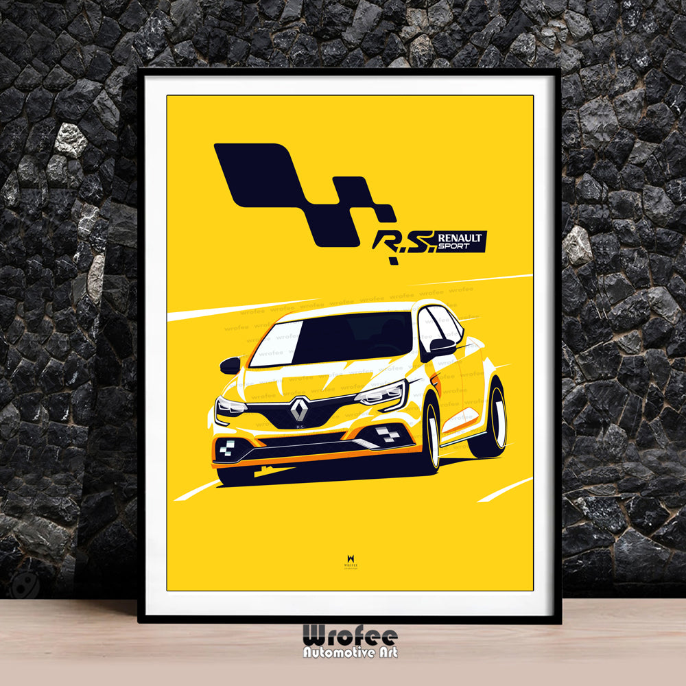 Renault Megan 4 RS Print