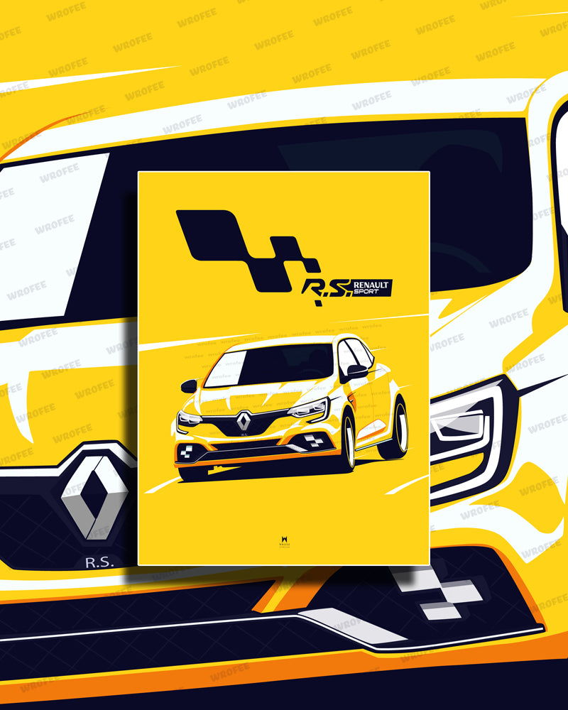 Renault Megan 4 RS Print