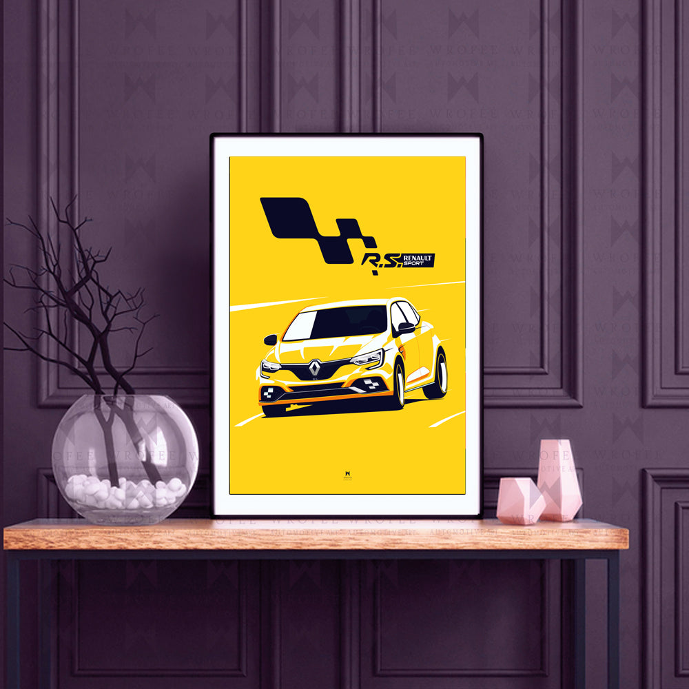 Renault Megan 4 RS Print