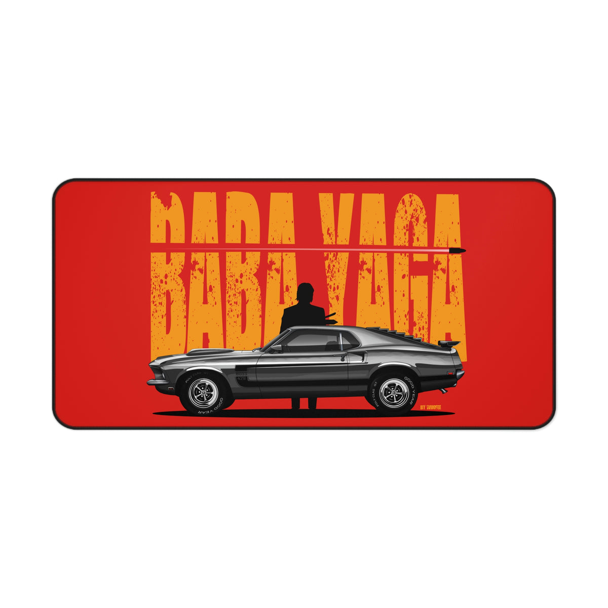 John Wick Baba Yaga Ford Mustang Desk Mat