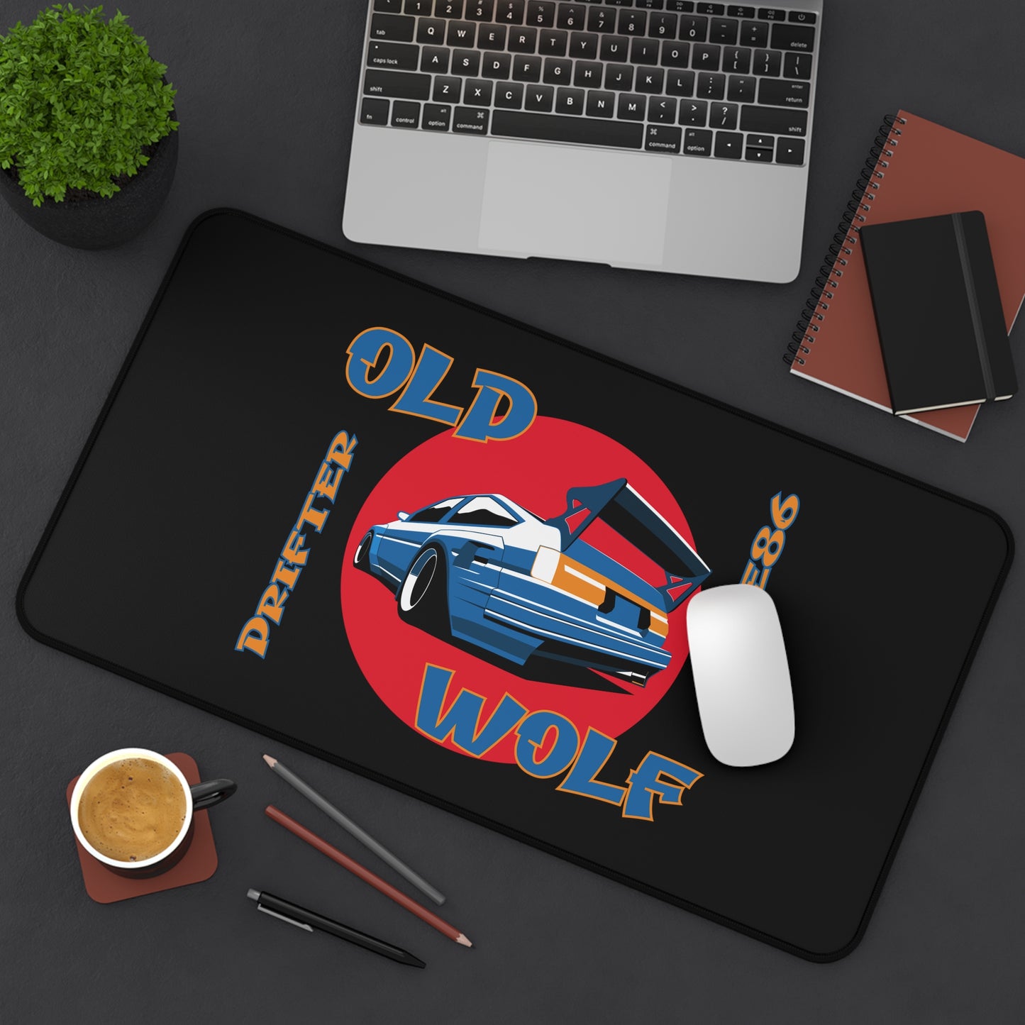 Corolla AE86 Retro JDM Drift Car Desk Mat