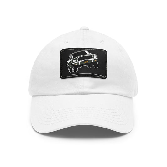 Bullit Dad Hat with Leather Patch (Rectangle)