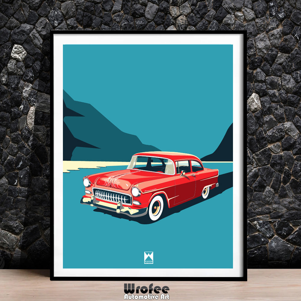 Classic Bel Air Art Print