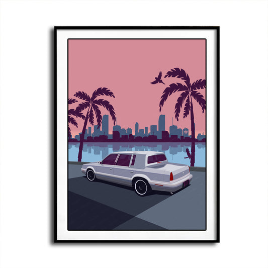 ford new yorker car print