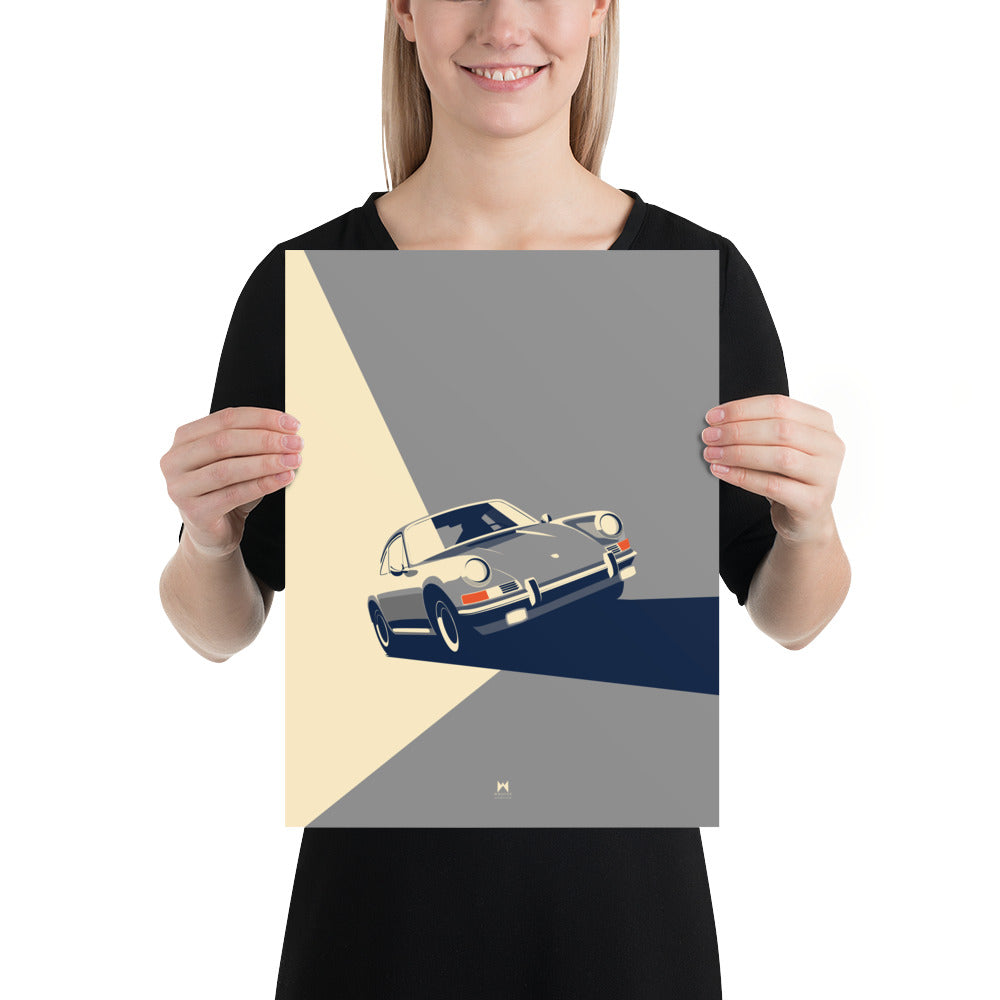 Vintage 911 / 912 Art Print