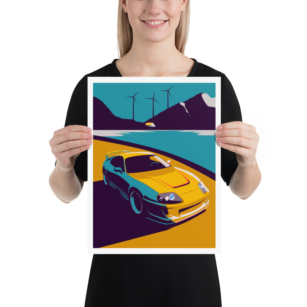 Supra MK4 Art Print