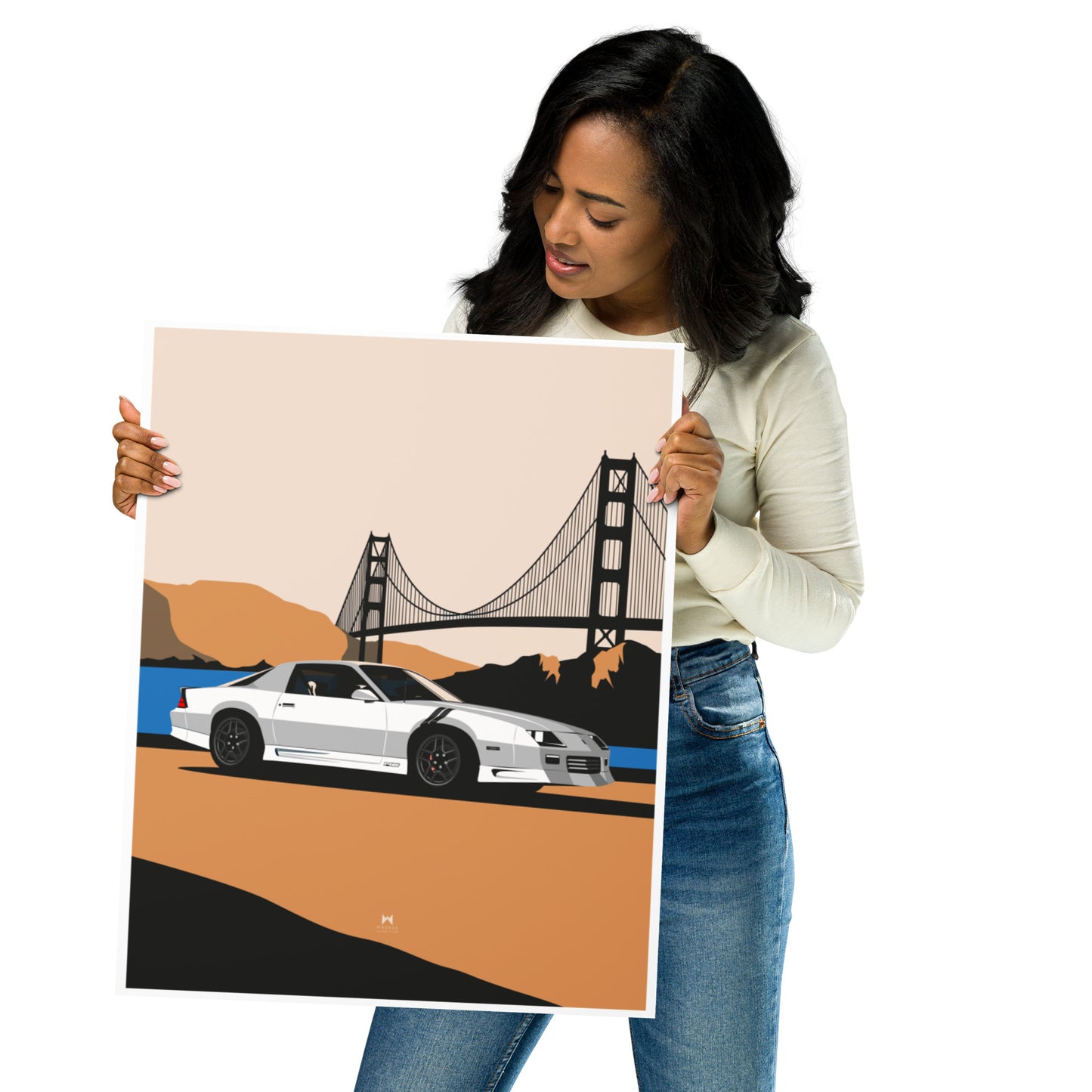 Retro Camaro Z28 in San Francisco Print