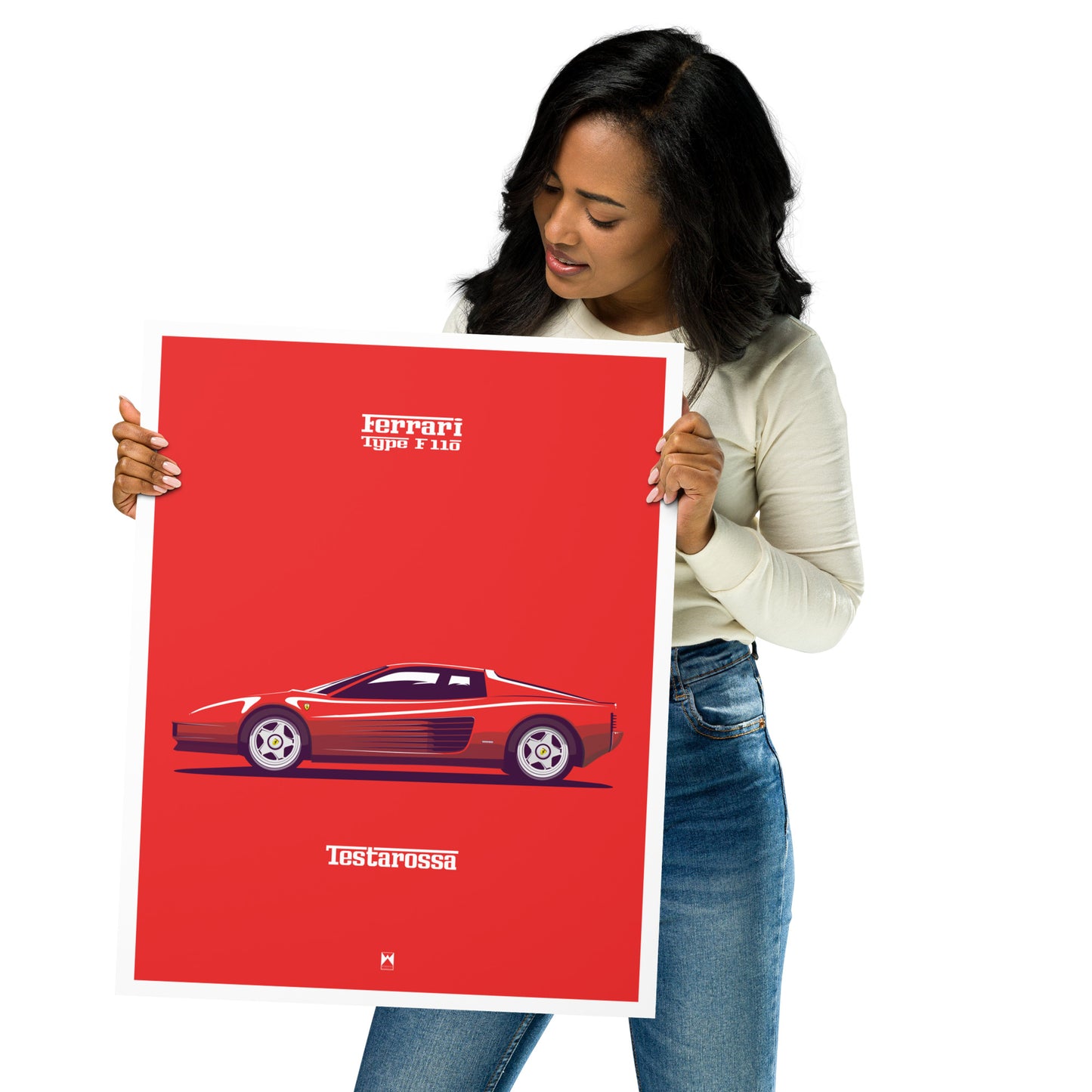 Red Testarossa Print