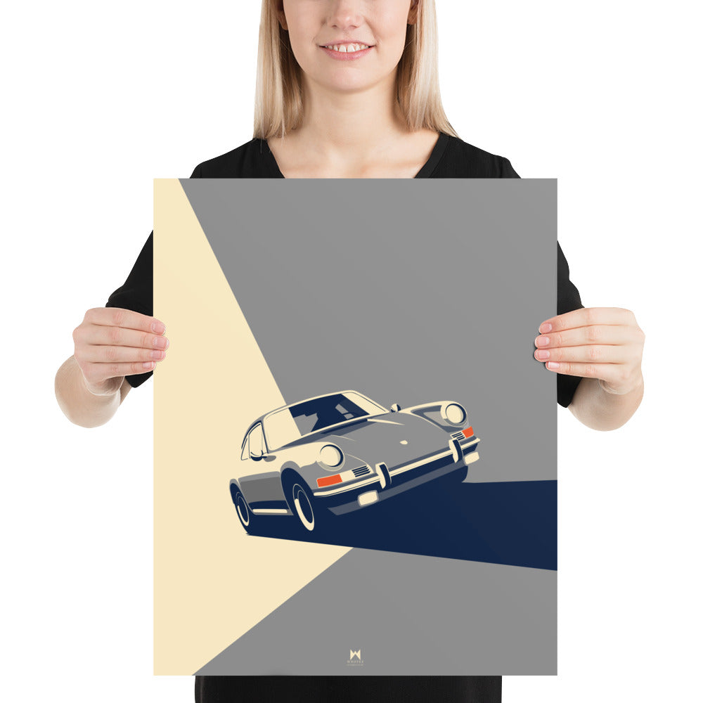 Vintage 911 / 912 Art Print