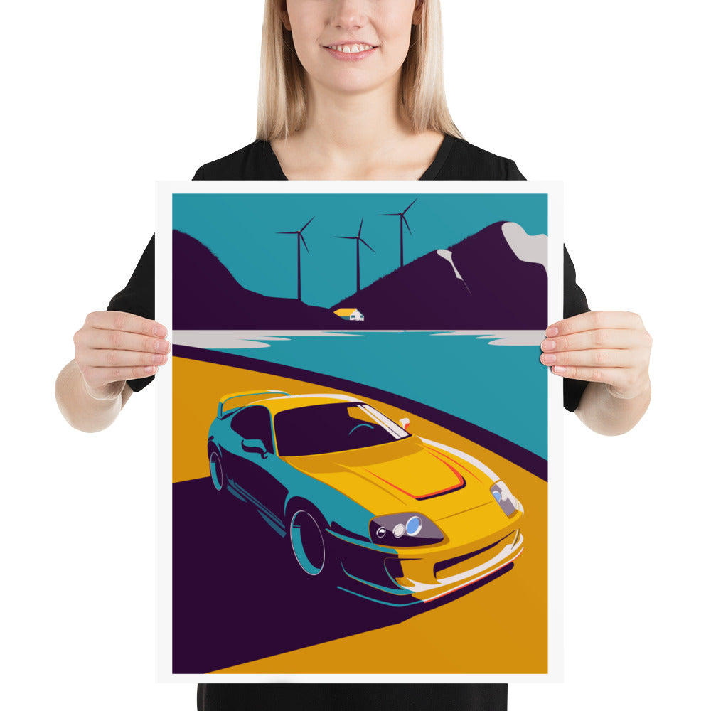 Supra MK4 Art Print