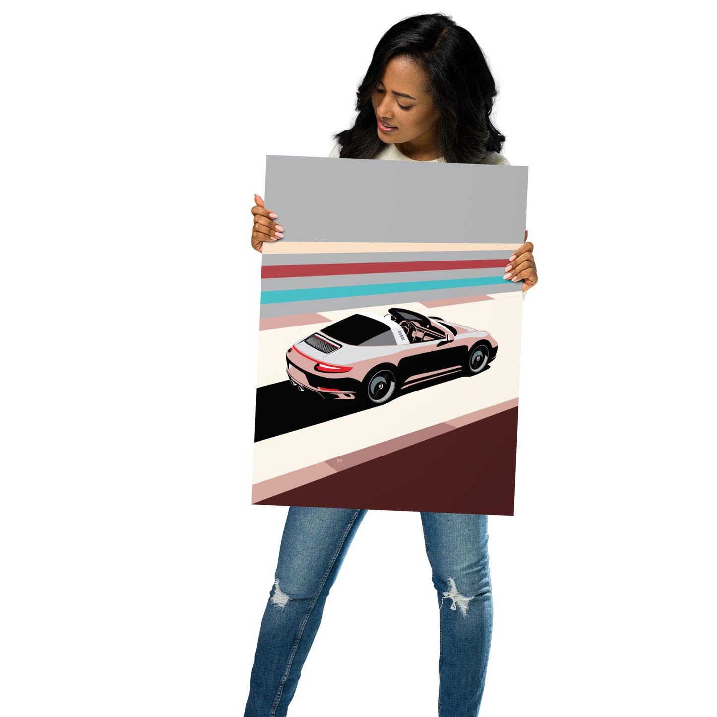 Porsche 911 Targa Car Poster