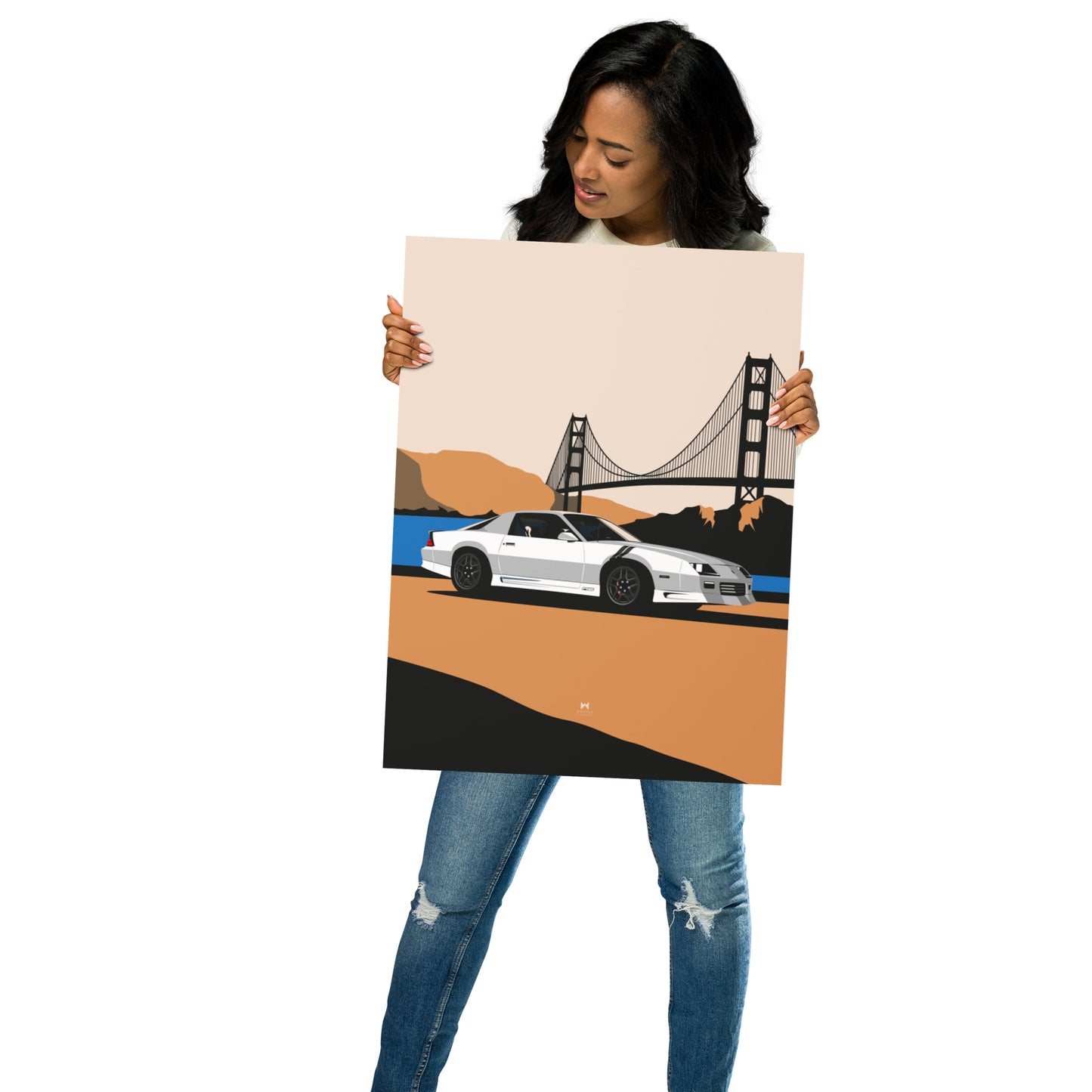 Retro Camaro Z28 in San Francisco Print