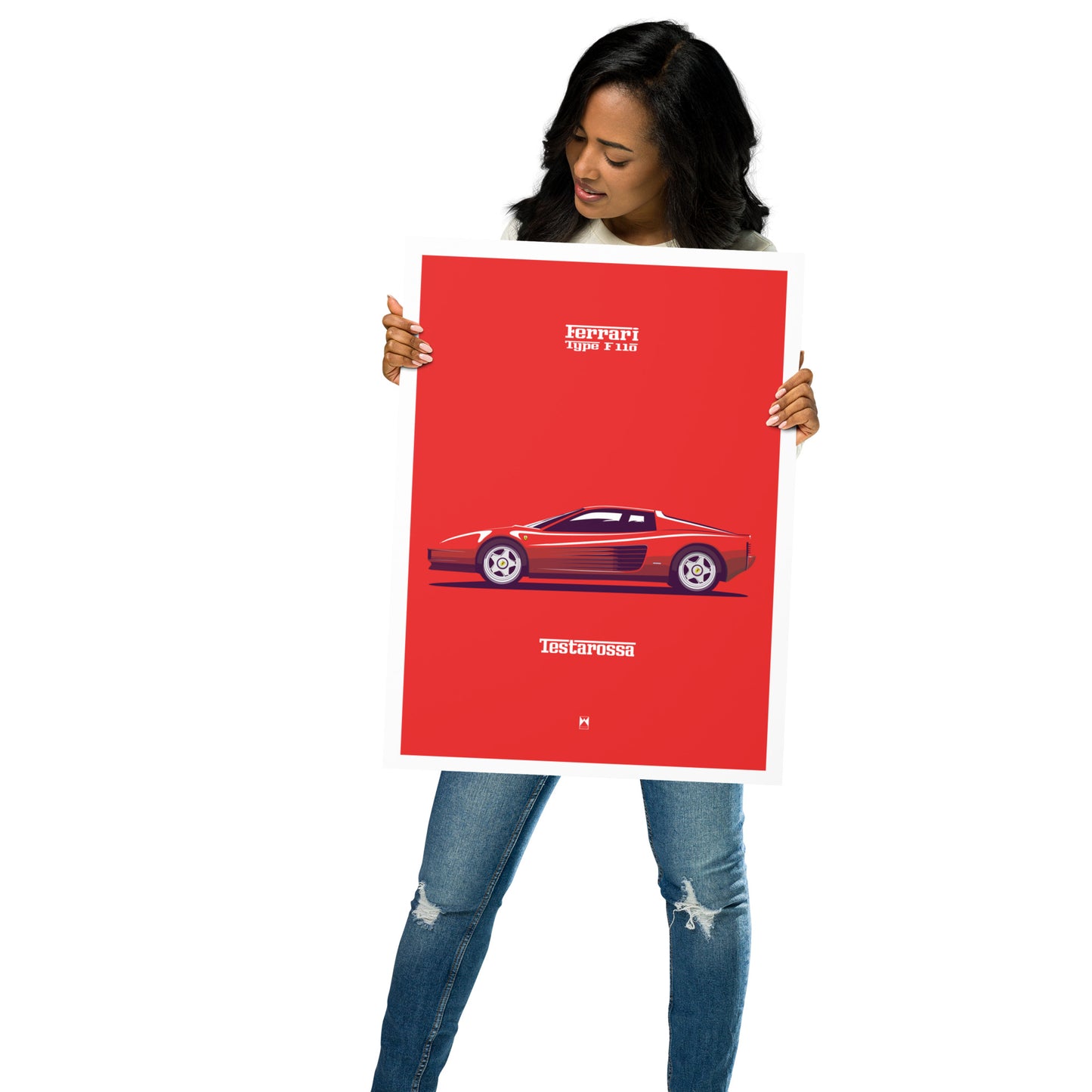 Red Testarossa Print