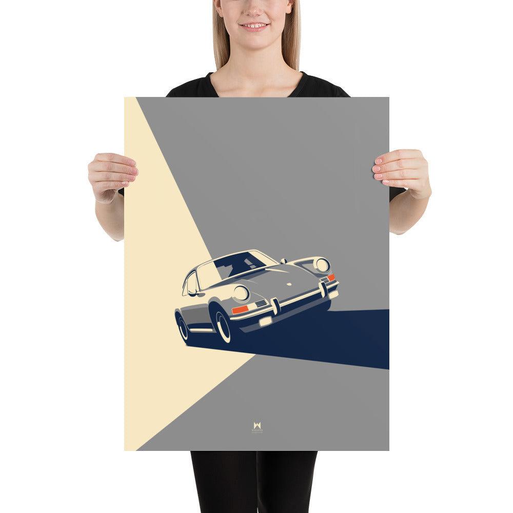 Vintage 911 / 912 Art Print