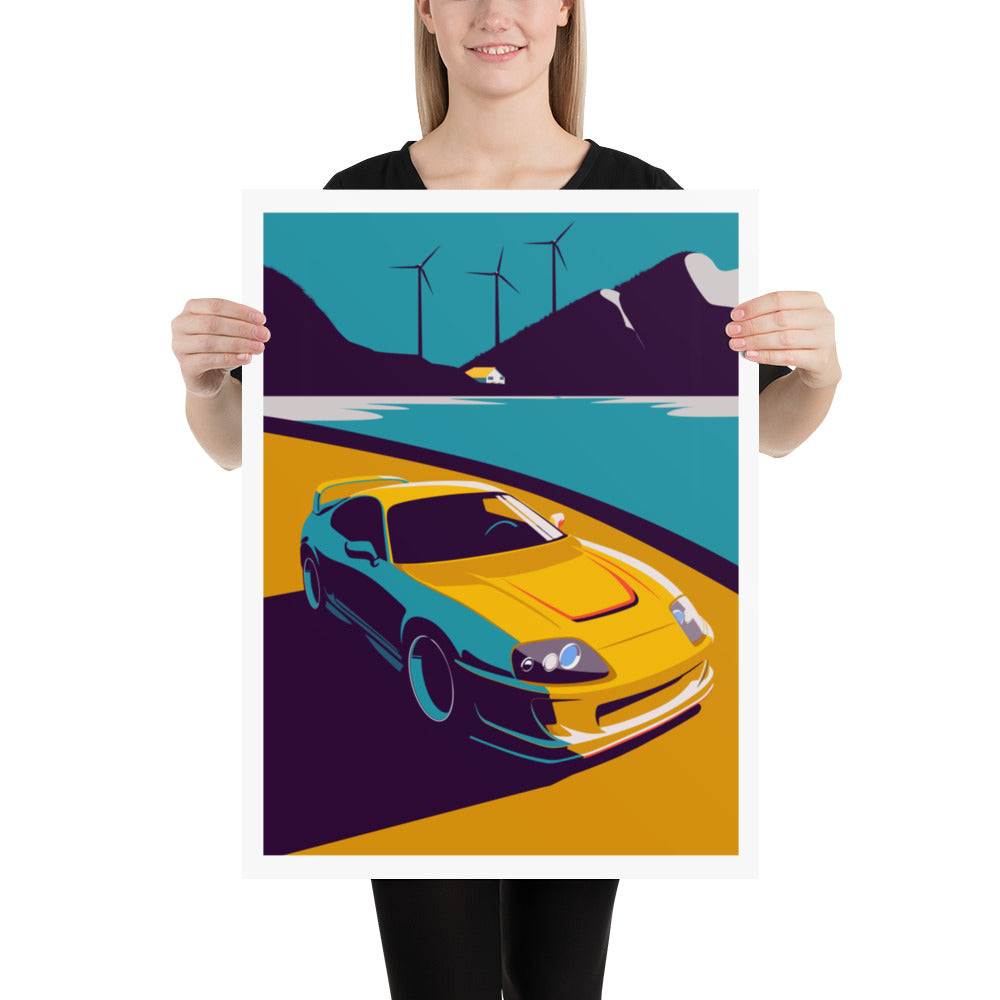 Supra MK4 Art Print