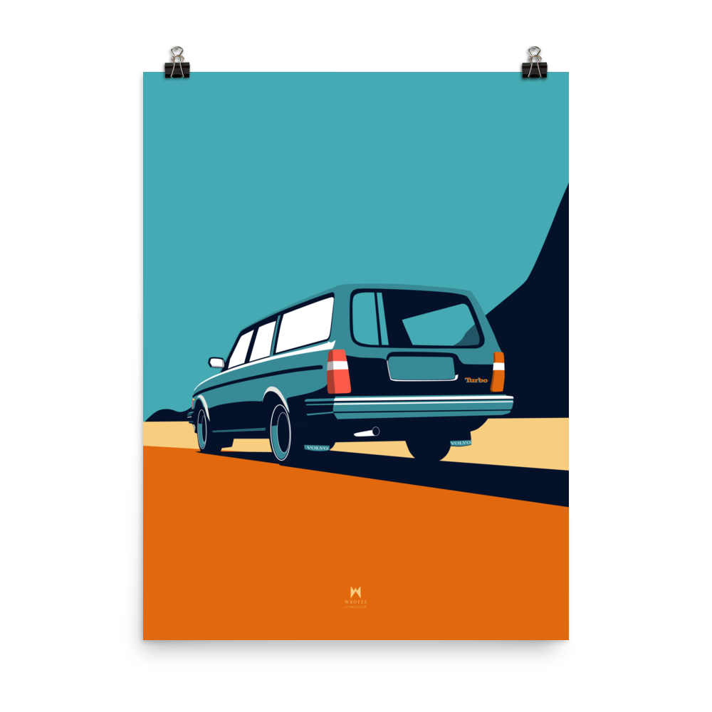 Vintage 245 Turbo Art Print