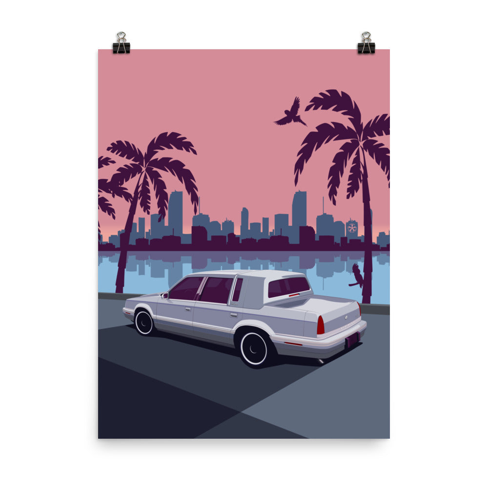 Ford New Yorker Vintage Car Print