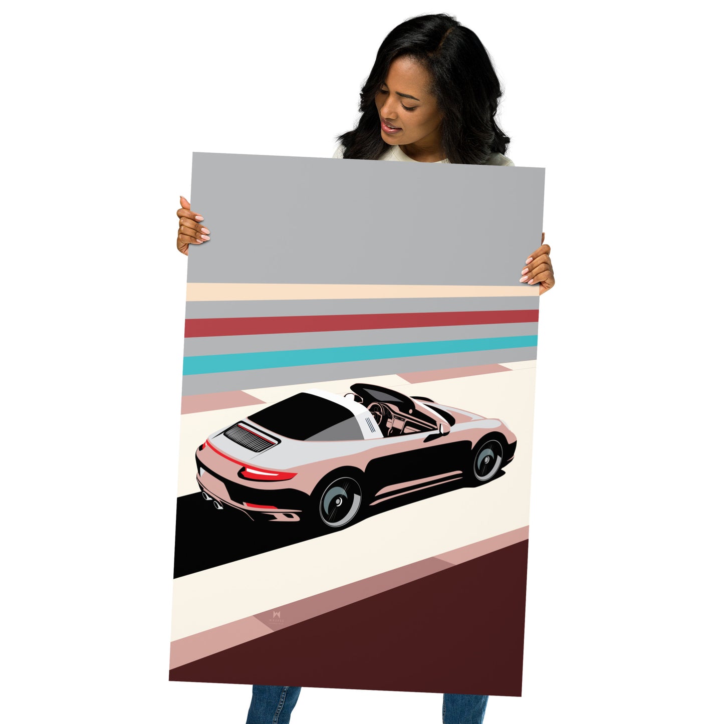 Porsche 911 Targa Car Poster