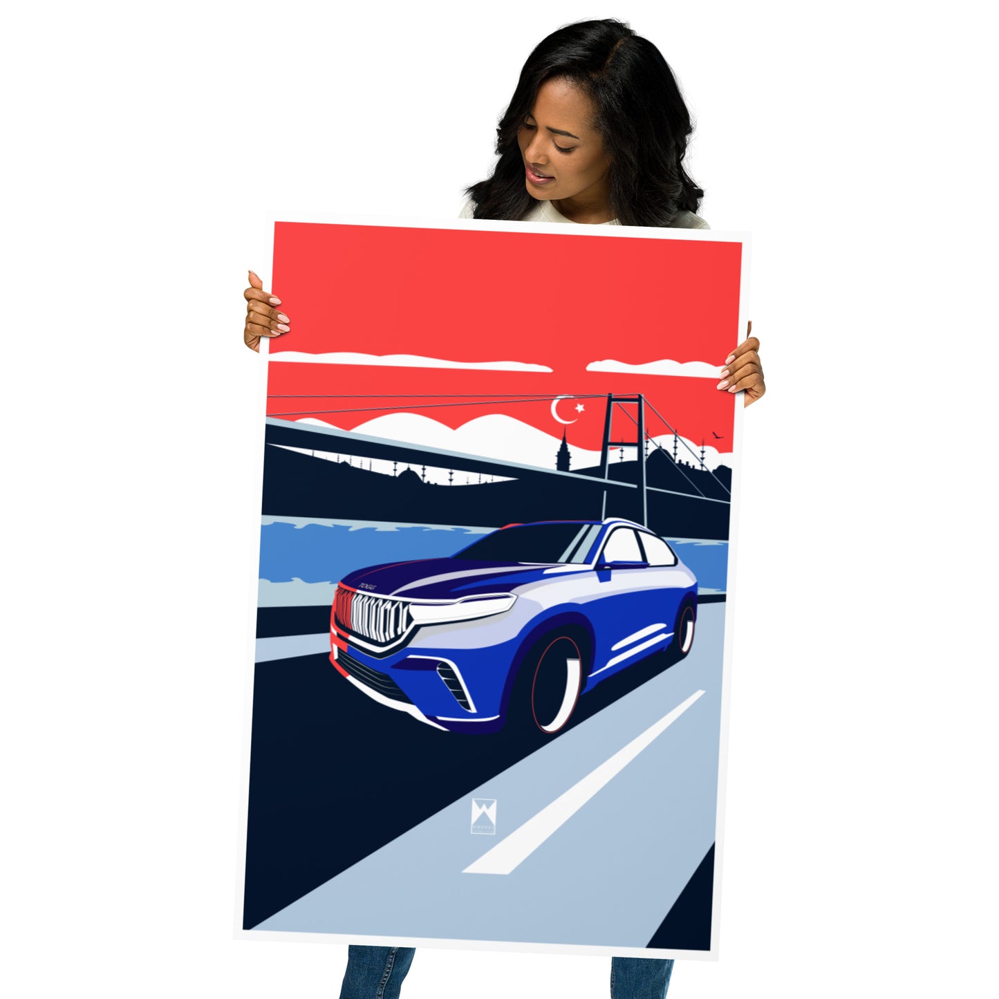 Turkish Electrical SUV TOGG Art Print