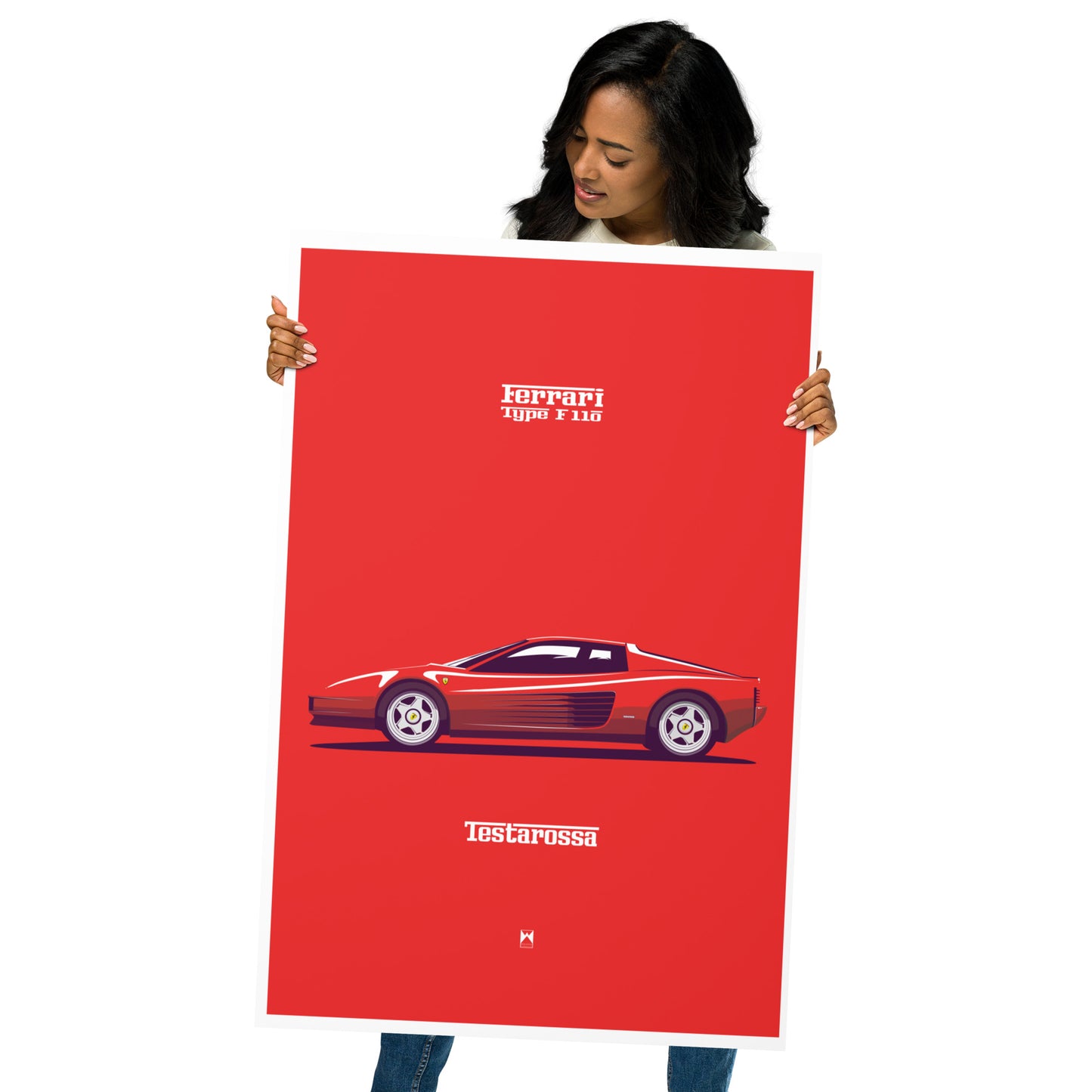 Red Testarossa Print