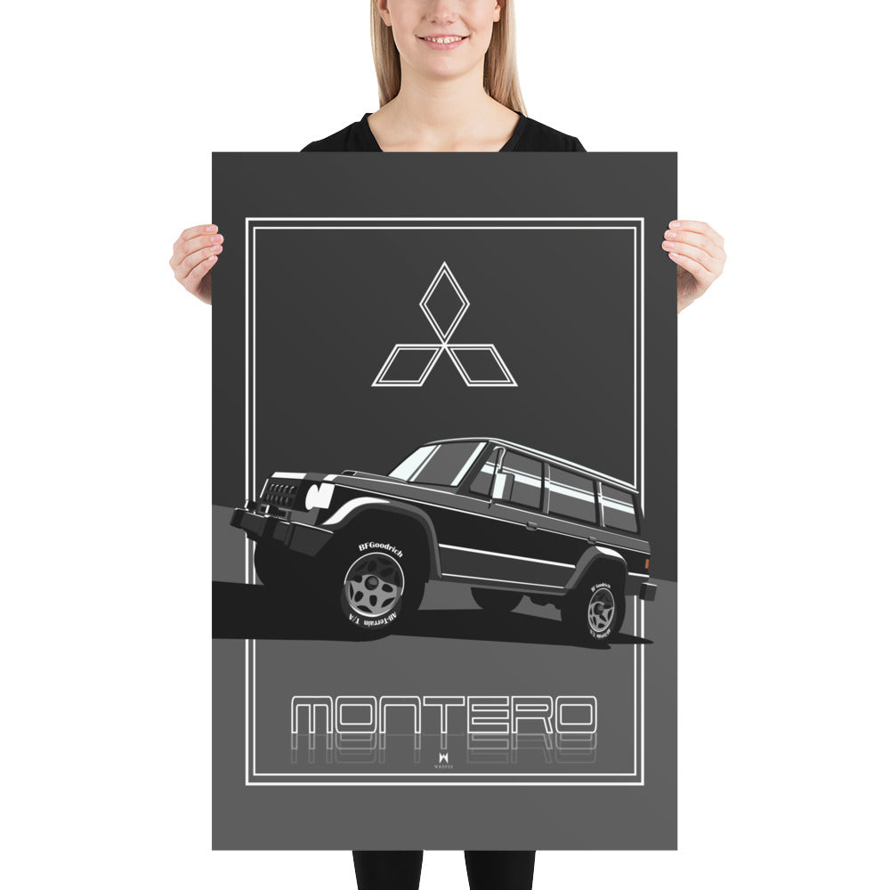 Vintage Montero Suv Poster