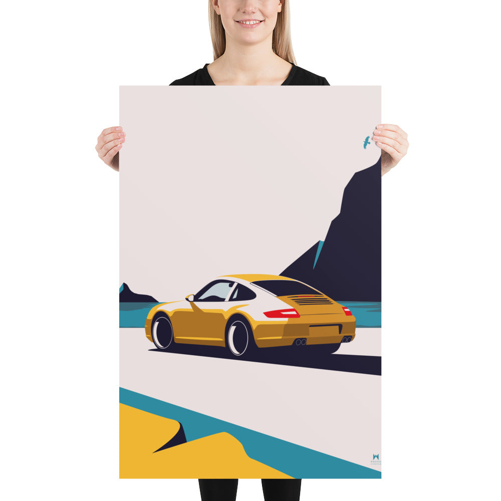 Vintage 911 Poster