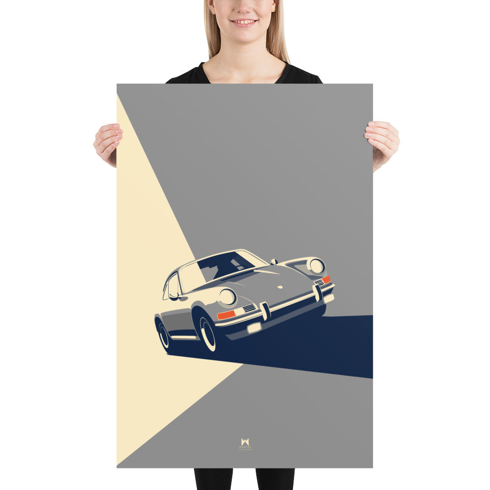 Vintage 911 / 912 Art Print