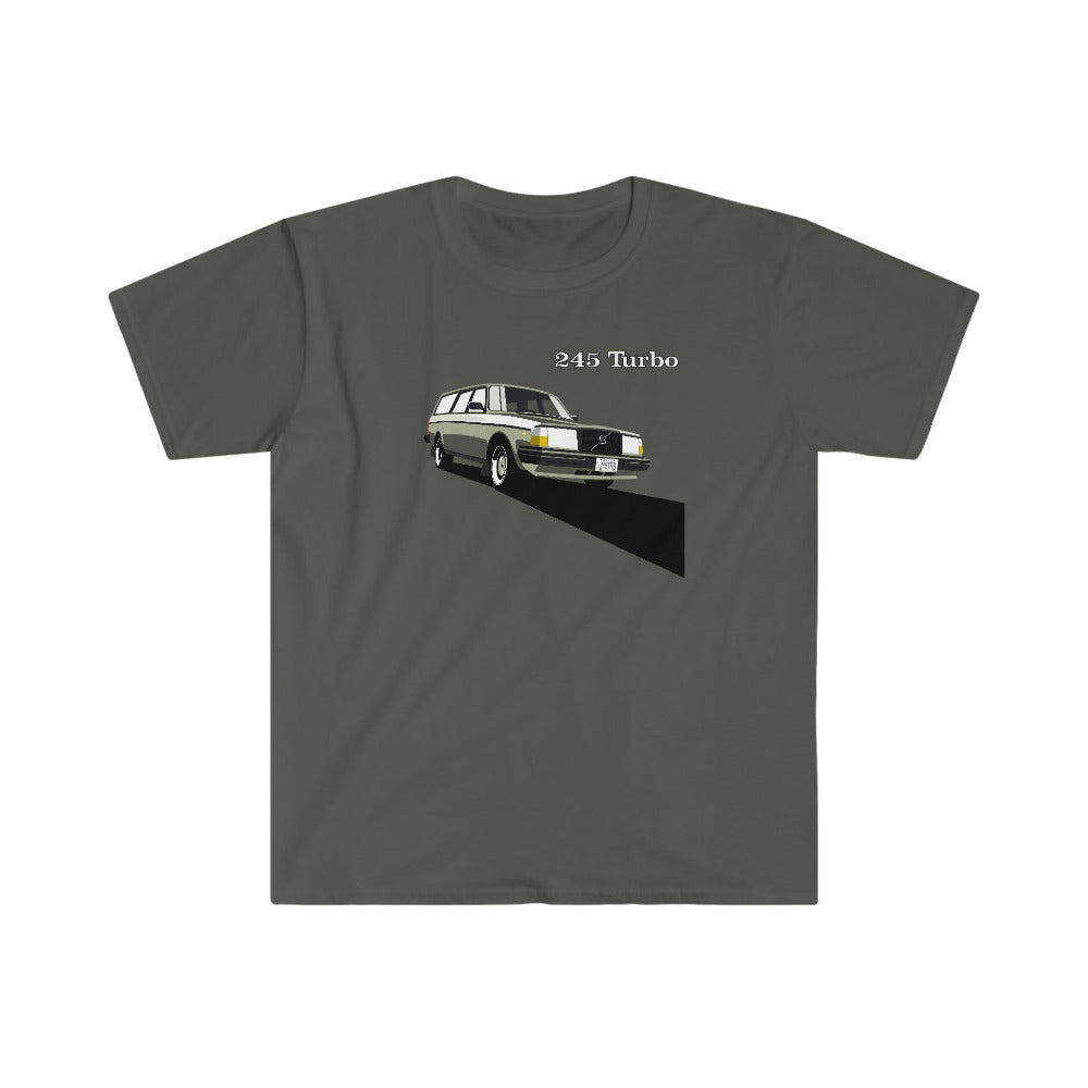 vintage car volvo 245 turbo t-shirt