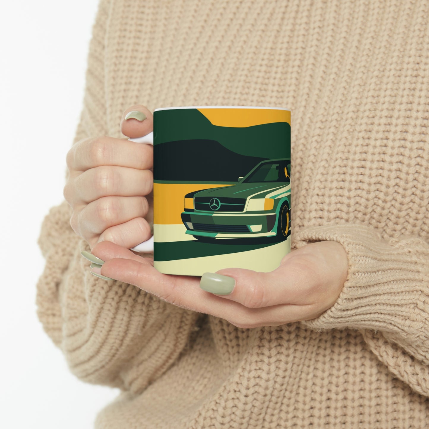 C126 560 SEC Vintage Car Mug