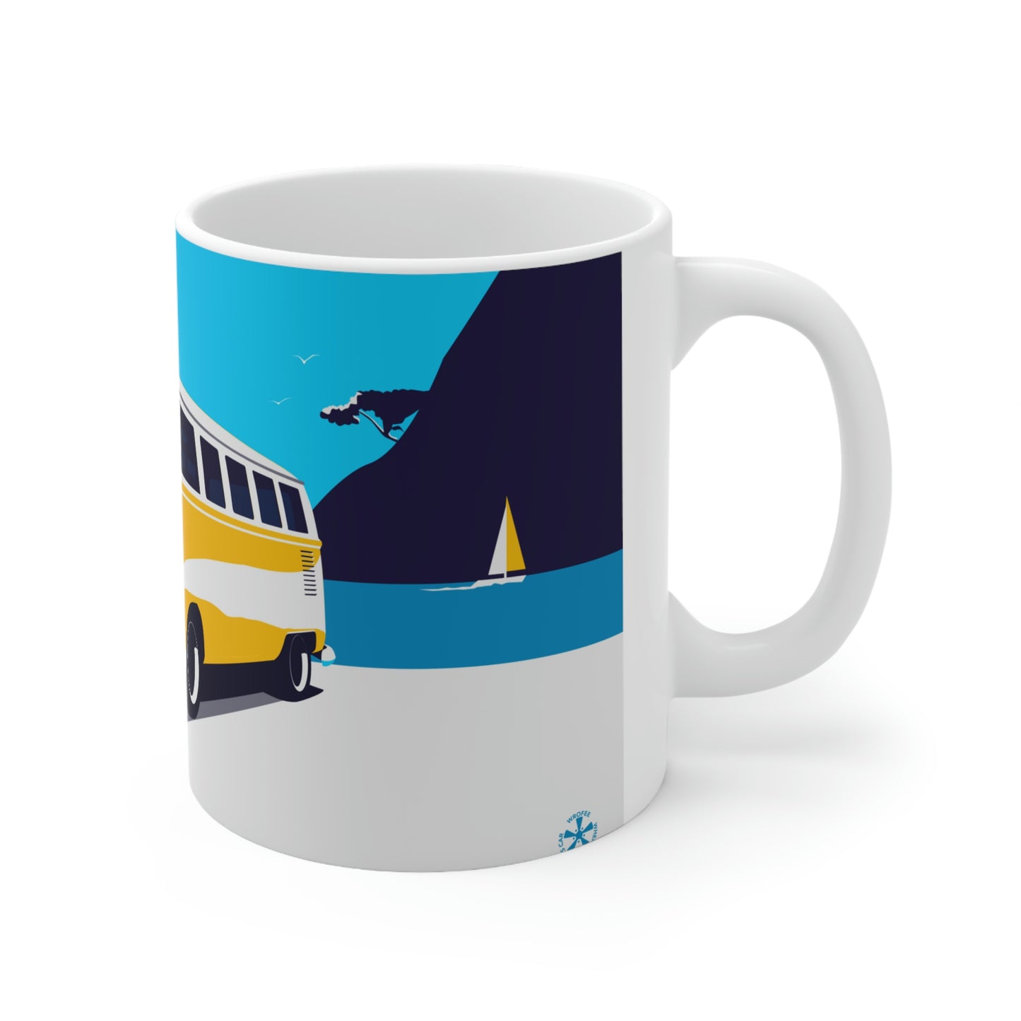 Vintage Surf Van Samba Bus Mug