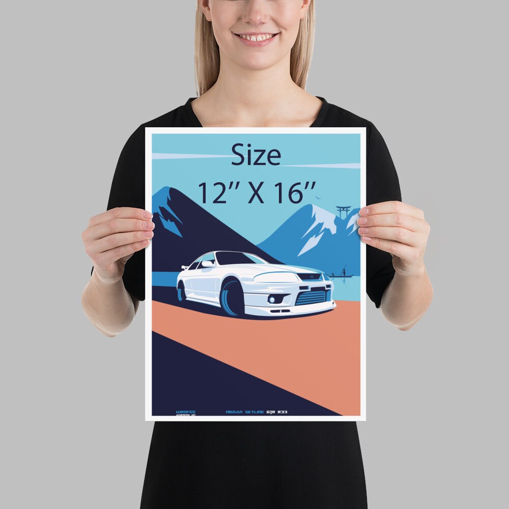 Skyline GTR R33 Art Print