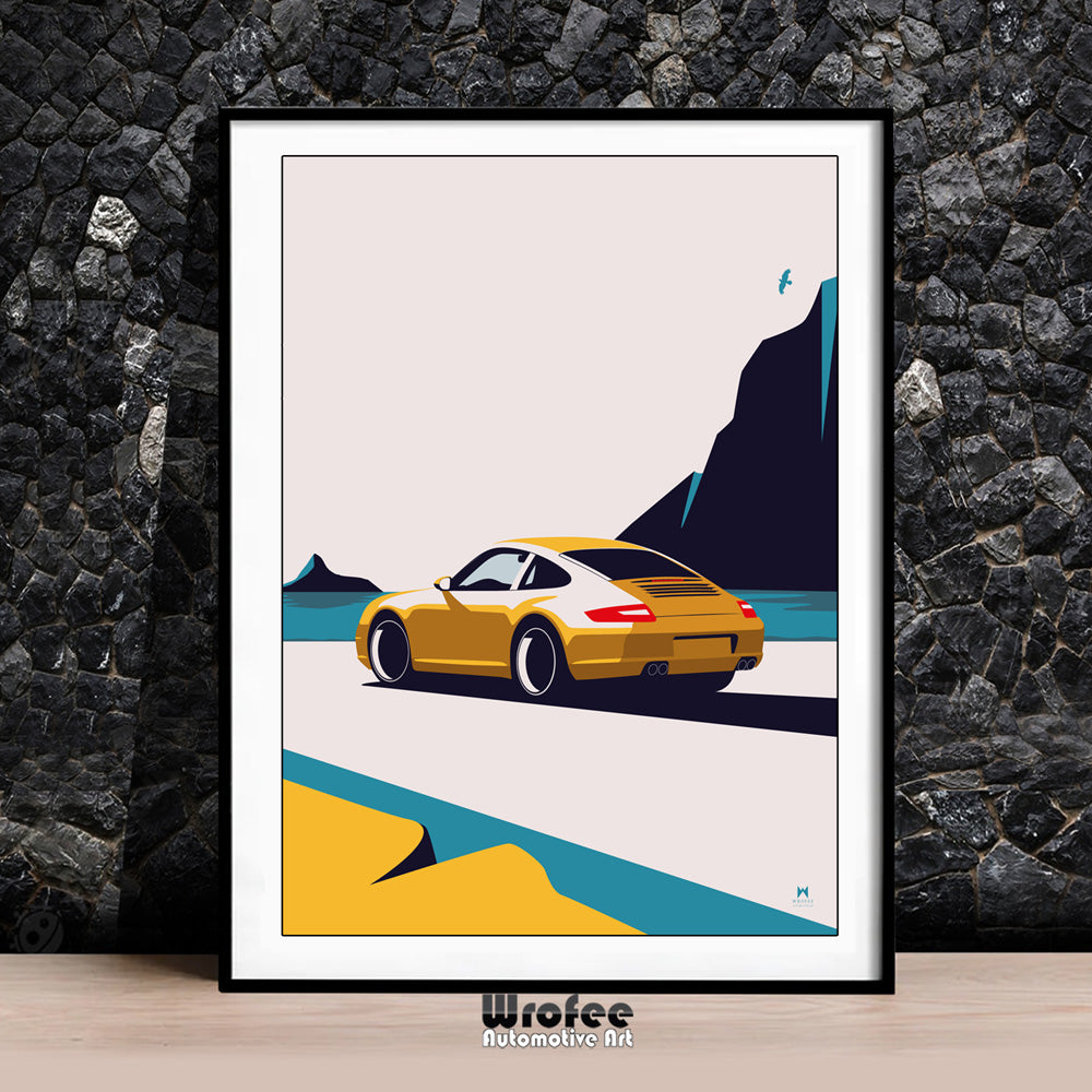 Vintage 911 Poster