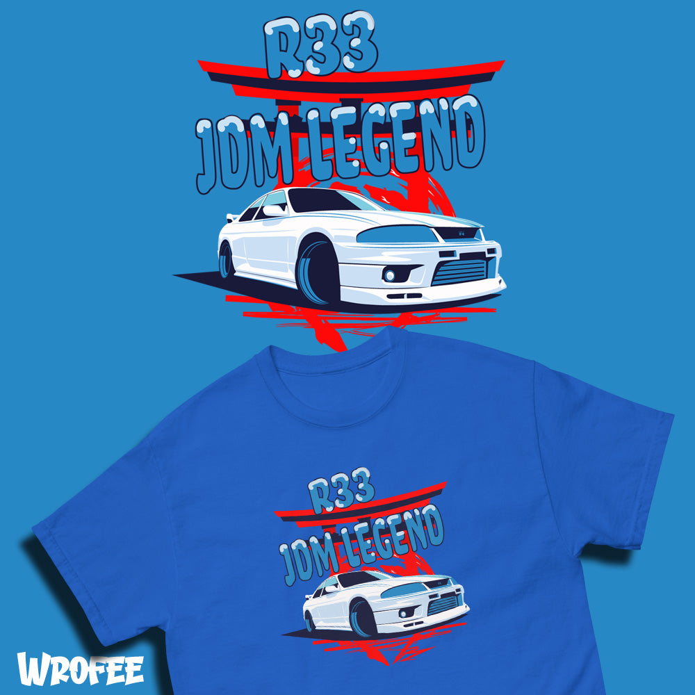 GTR R33 Skyline JDM Legend T-Shirt