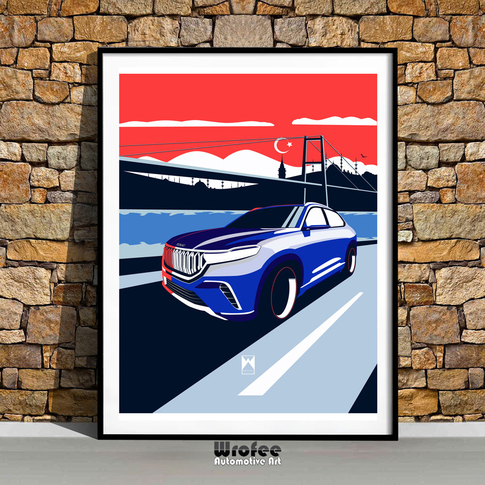 Turkish Electrical SUV TOGG Art Print