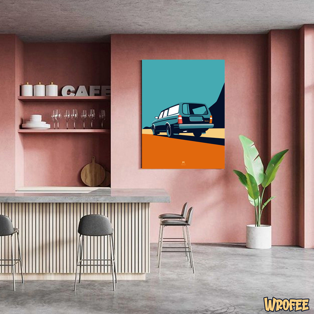 Vintage 245 Turbo Art Print