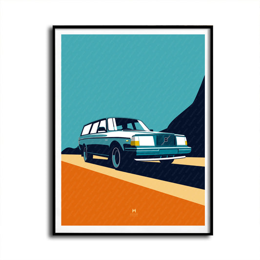 Vintage 245 Turbo Art Print