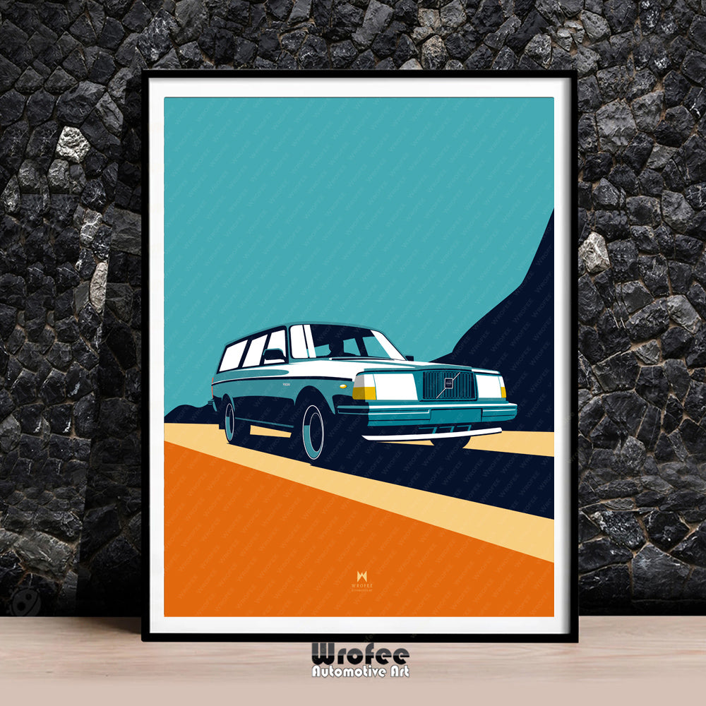 Vintage 245 Turbo Art Print