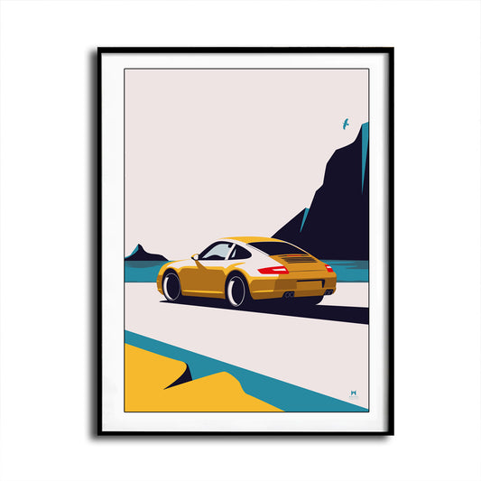 Vintage 911 Poster